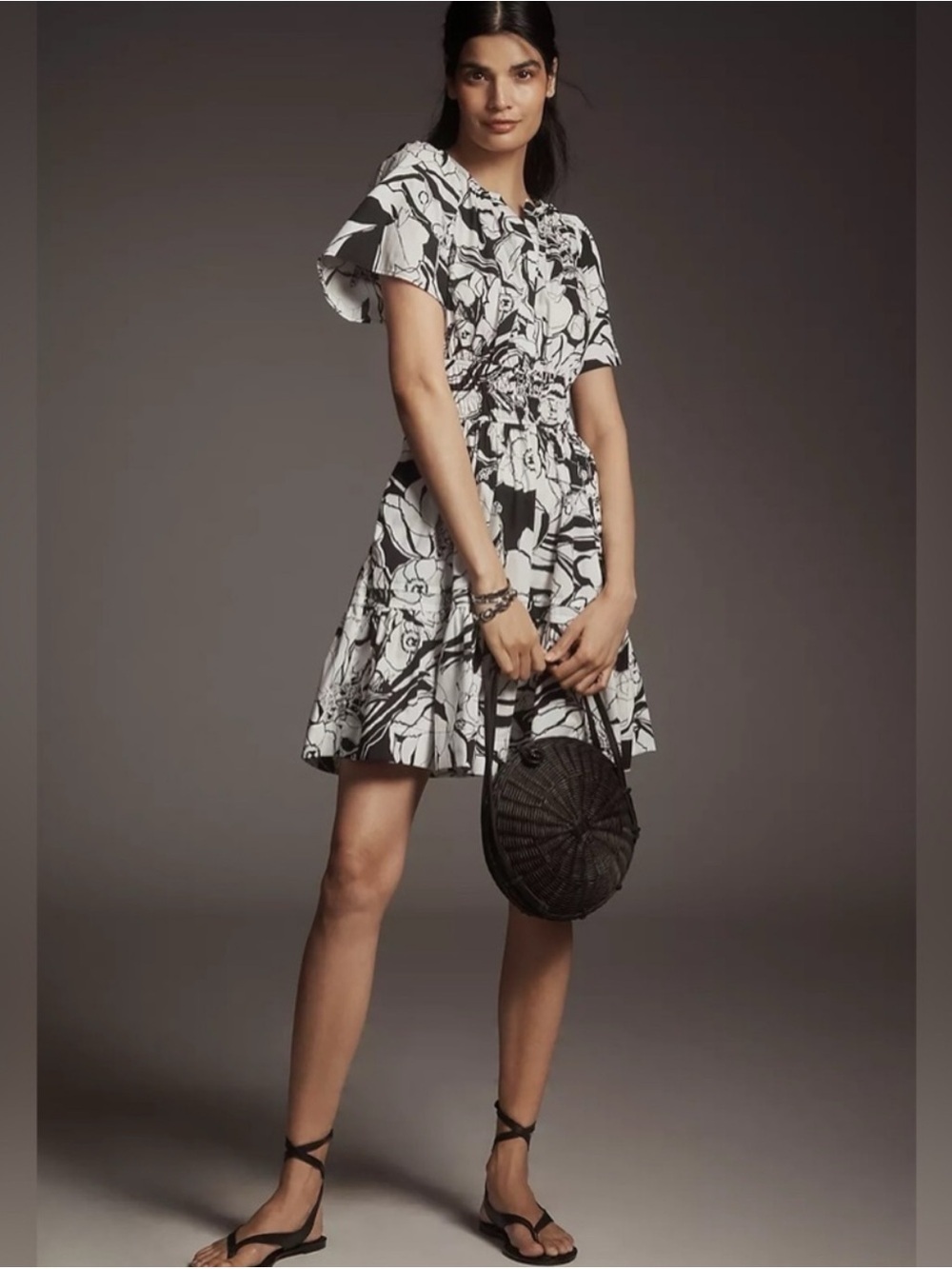 New Anthropologie The Somerset Mini Dress sz Medium